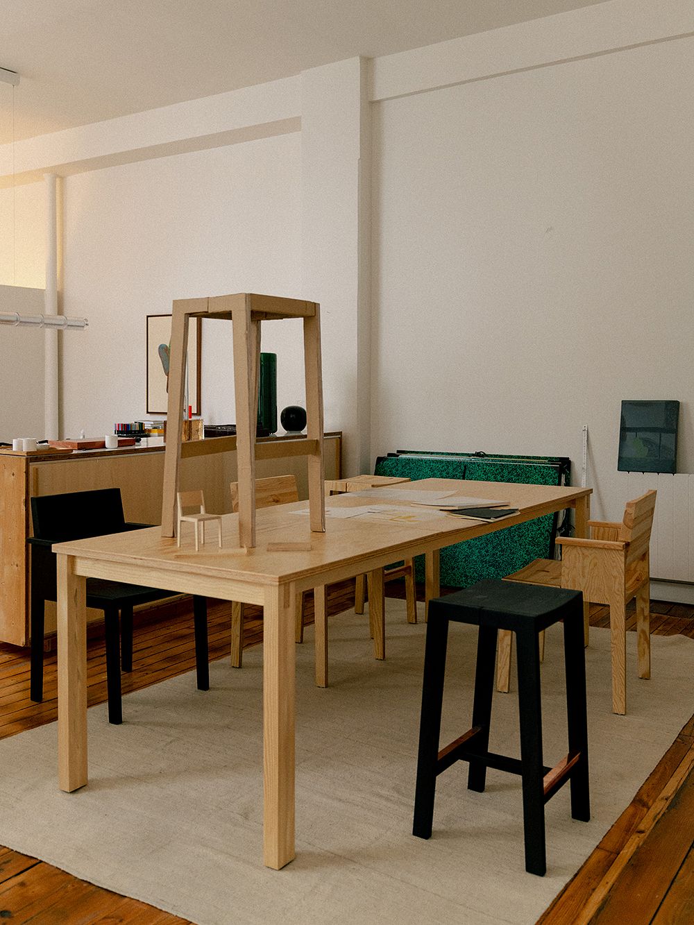 Vaarnii Maasto Dining Table, pine