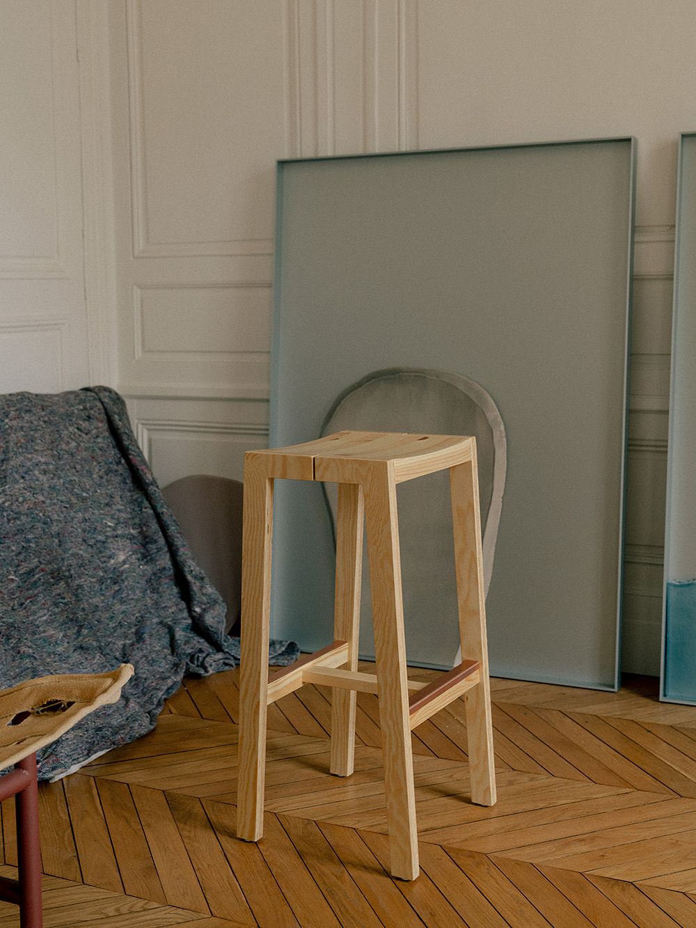 Vaarnii Maasto Bar Stool, pine