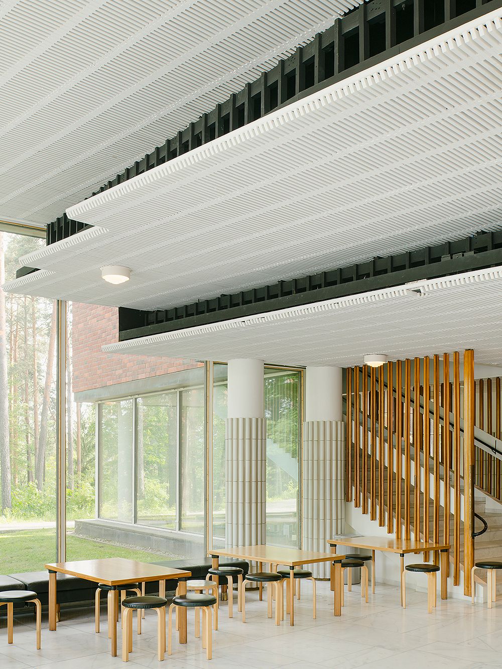 Jyväskylä university, assembly spaces, Alvar Aalto
