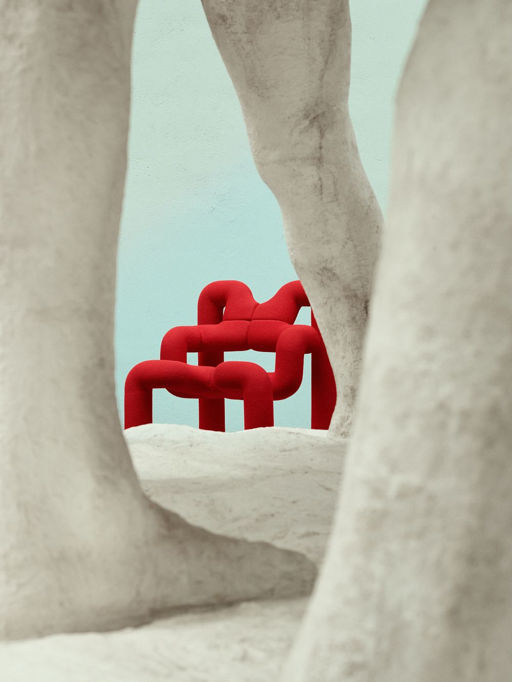 Red Ekstrem lounge chair