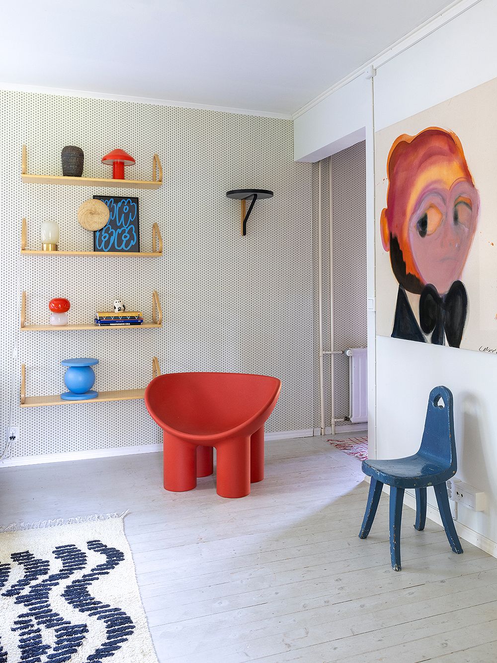 Driade Roly Poly chair, red