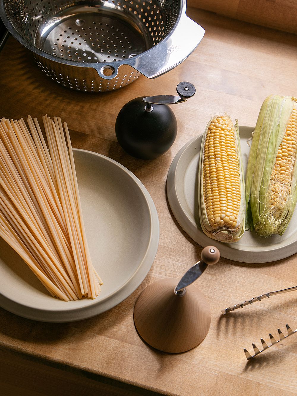 Corn pasta ingredients